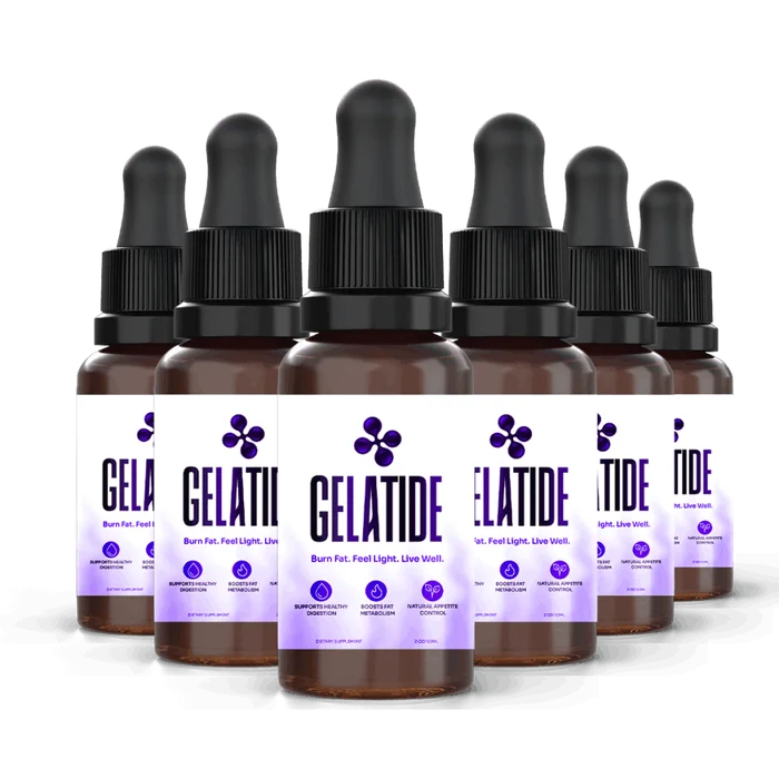 Gelatide six-bottle package